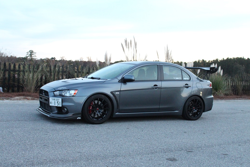 Mitsubishi EVO X with APR GTC-300 Carbon Spoiler