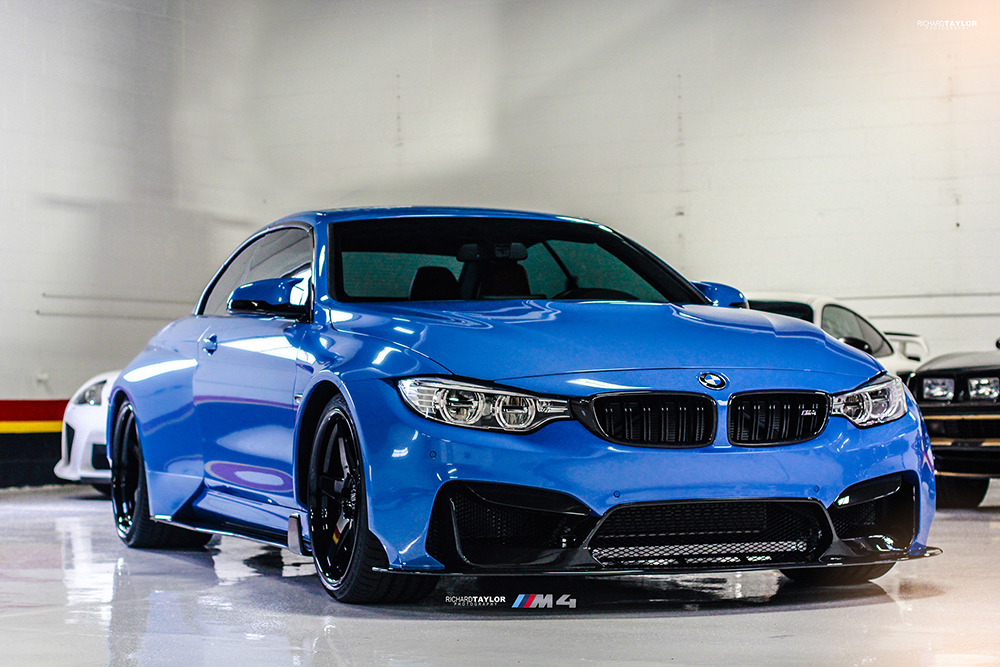 Widebody BMW M4 with LOMA Ascari Wheels in Piano Black