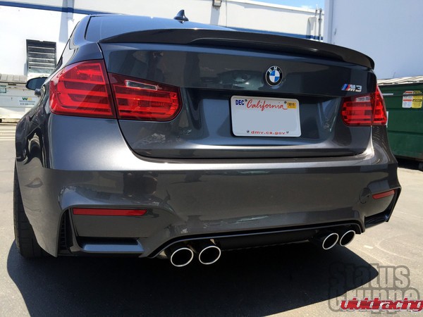 New Status Gruppe F30 & F80 M3 High Kick Carbon Fiber Trunk Spoiler