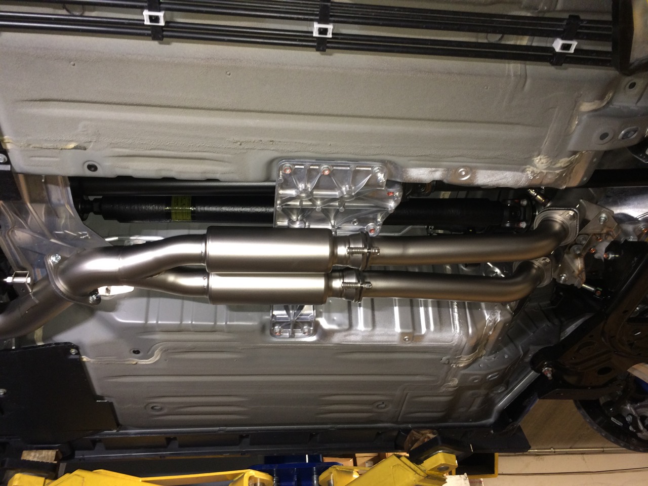 Akrapovic Titanium Exhaust with Carbon Tips on a GTR Vivid Racing News