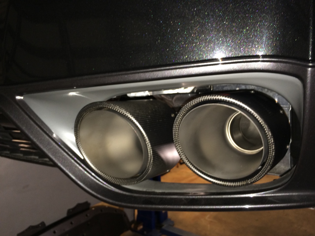 Akrapovic Titanium Exhaust with Carbon Tips on a GTR Vivid Racing News