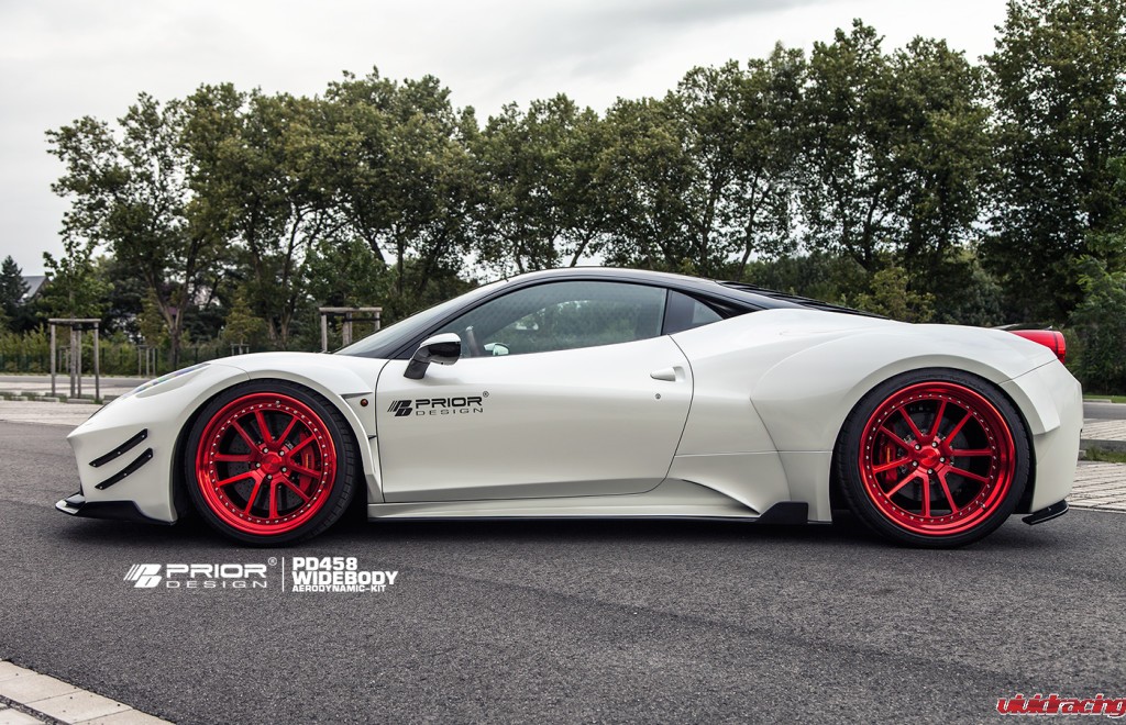 Ferrari 458 Italia Goes Widebody with Prior-Design Aerodynamic Kit