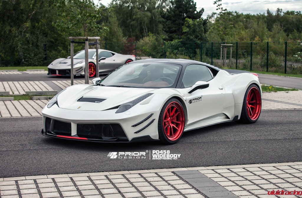 Ferrari 458 Italia Goes Widebody with Prior-Design Aerodynamic Kit