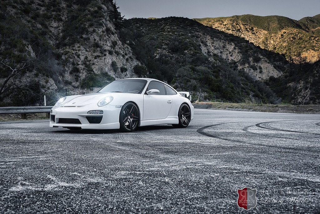 MRR Roderick Wheels Hot Photoshoot on Porsche 997 Carrera