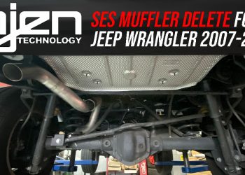 Injen SES Muffler Delete For Jeep Wrangler JK 2007-2018
