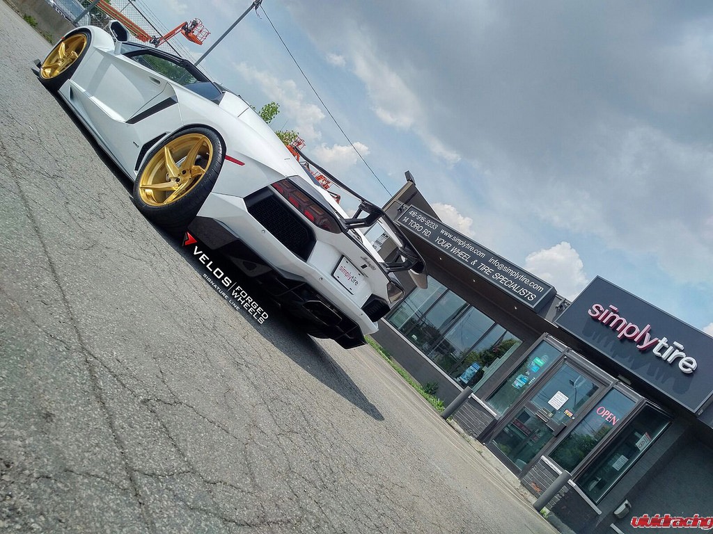 Lamborghini Aventador roadster, Velos Designwerks D5 wheels