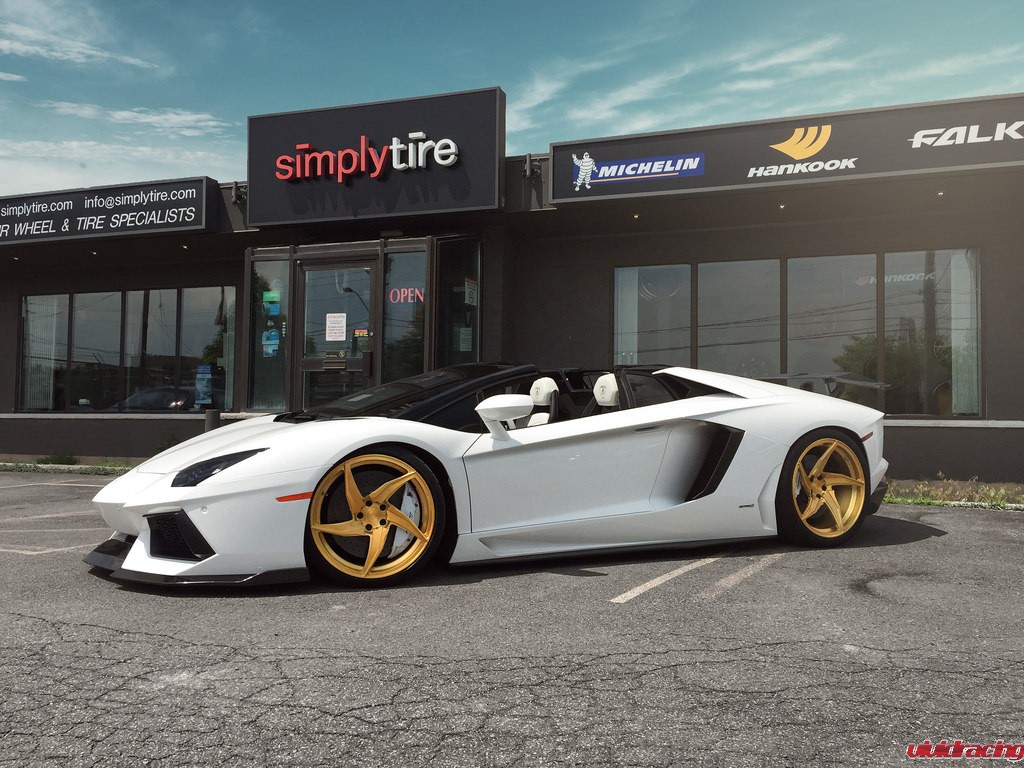 Lamborghini Aventador roadster, Velos Designwerks D5 wheels