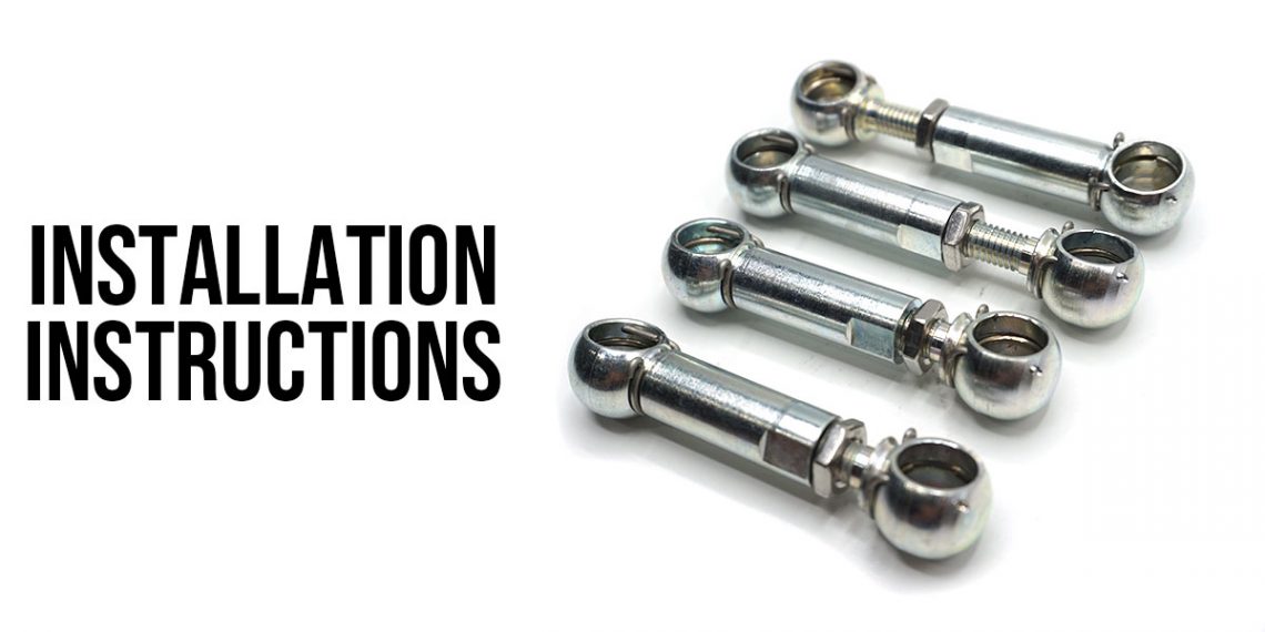 VR Performance Lowering Link for BMW G10/G11/G12 Installation