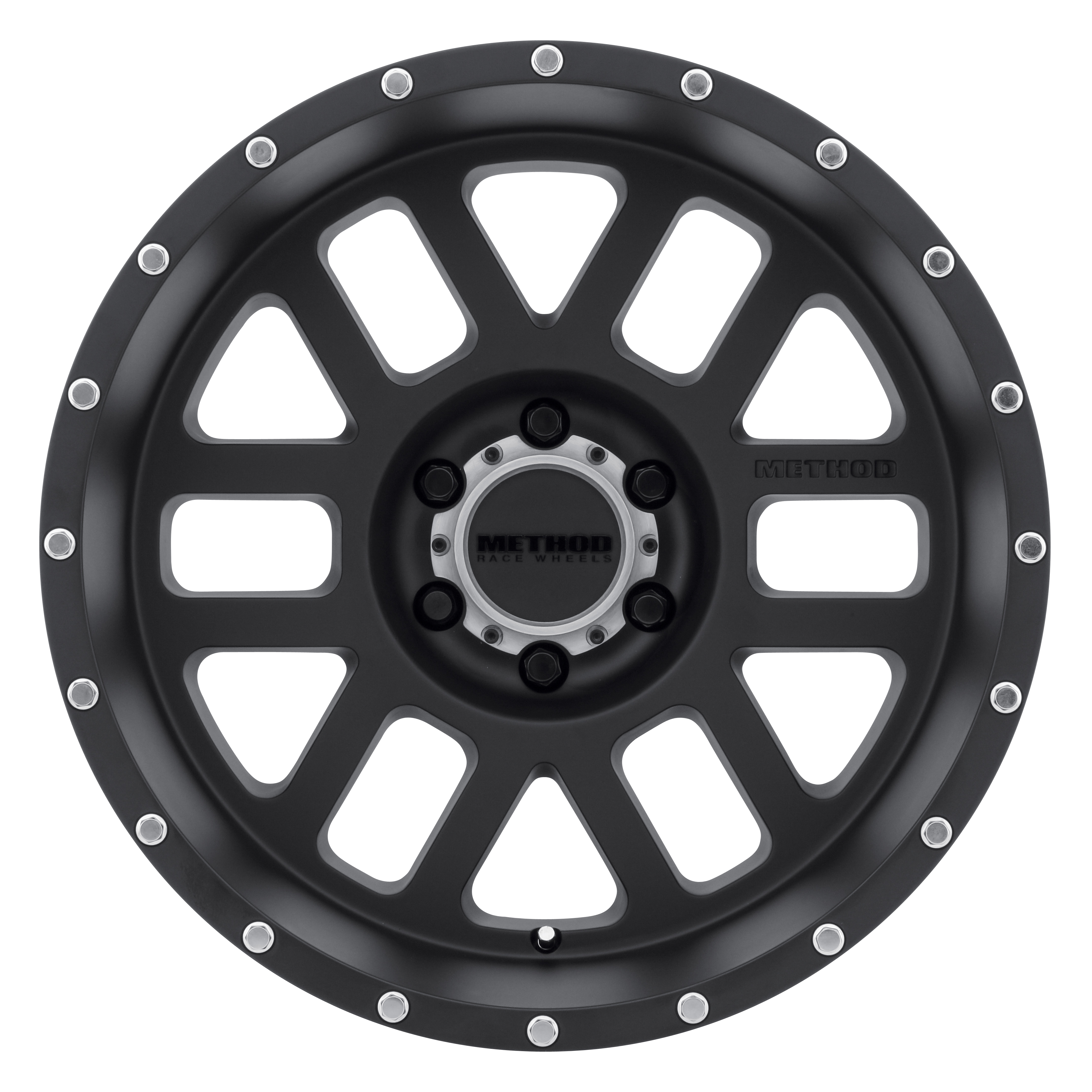 MR606_Matte_Black_Head_On