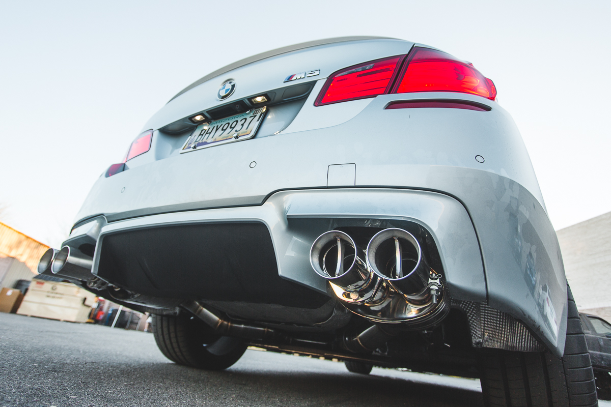 BMW F10 M5 fitted with Meisterschaft GT Racing Exhaust