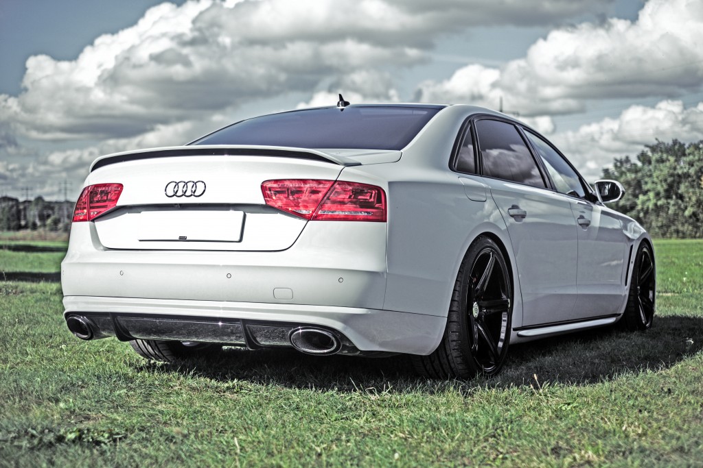 Audi S8 MOSHAMMER rear of car Aero