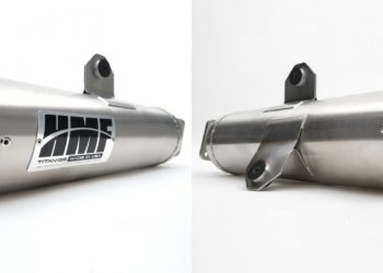 HMF Racing New Titan Slip-On Exhaust for Kawasaki Teryx KRX 1000
