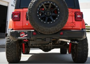 New aFe Large Bore DPF-Back Exhaust System for Jeep Wrangler JL