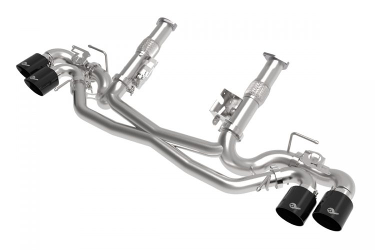 aFe MACH ForceXp Exhaust w/ Muffler Delete (NPP) for 2020 Corvette C8