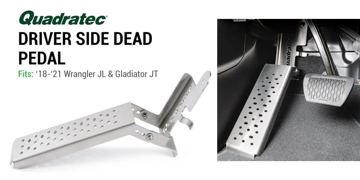  Pedal muerto del lado del conductor de Quadratec para ' -' Jeep Wrangler JL, Gladiator JT – Vivid Racing News