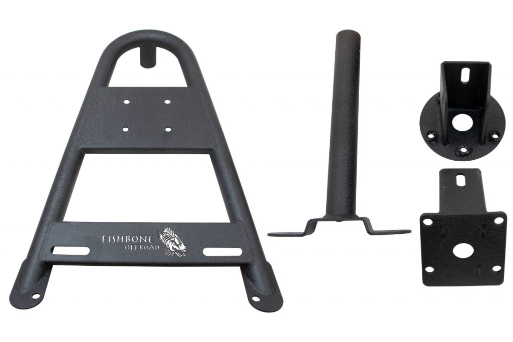 New Fishbone Offroad In-Bed Tire Carrier for 2020+ Jeep JT Gladiator ...