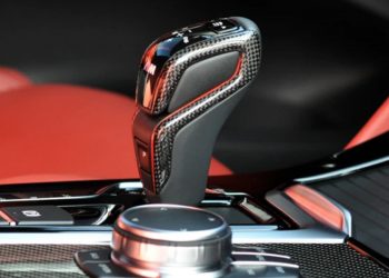 AutoTecknic Carbon Fiber Gear Selector Side Covers for BMW X3M, X4M