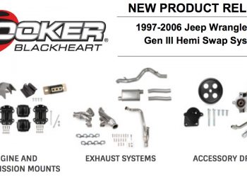 Holley Releases 1997-2006 Jeep Wrangler TJ Gen III Hemi Swap System