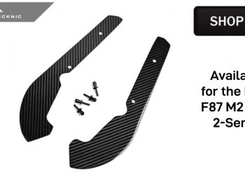 AutoTecknic Front Splash Guards Available for BMW F87 M2 | F22 2-Series
