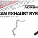 aFe Vulcan Series 3 Stainless Steel Exhaust for Jeep Gladiator EcoDiesel