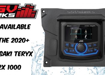 SSV Works Media Receiver Plug-and-Play Kit for Kawasaki Teryx KRX