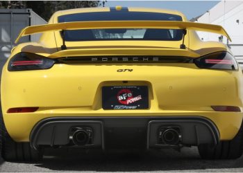 New aFe MACH Force-Xp Cat-Back Exhaust for ’20-’22 Porsche Cayman GT4