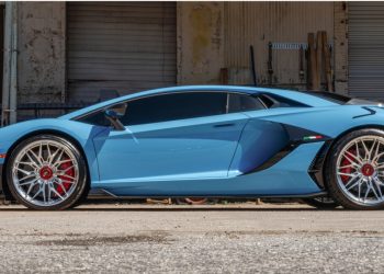 Lamborghini Aventador SVJ on Polished ANRKY S1-X1 Monoblock Wheels