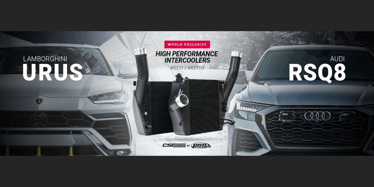 New CSF High-Performance Intercoolers for Lamborghini Urus, Audi