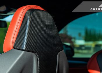 AutoTecknic Dry Carbon Seat Back Cover Available for BMW X3M and X4M