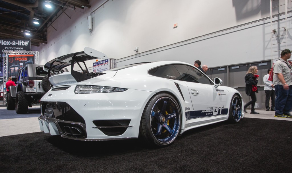 Vorsteiner Porsche 991 Turbo on Advan Racing GT Centerlock Wheels 