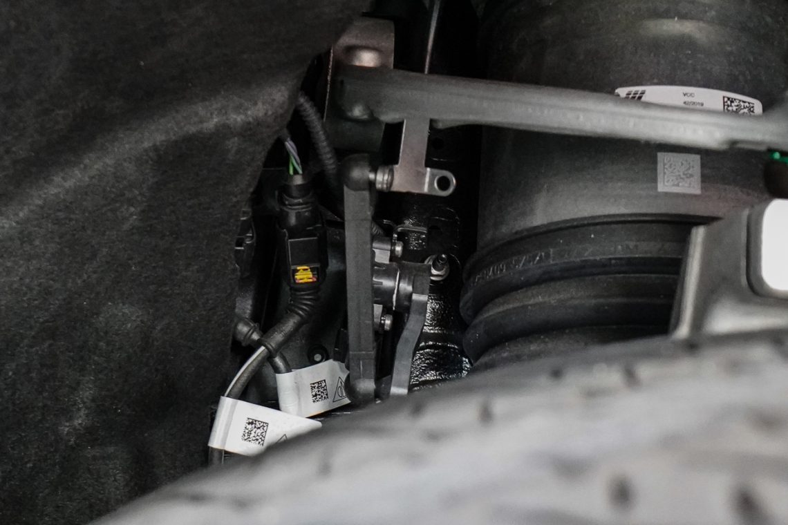 Porsche Taycan Lowering Links Installation Vivid Racing News