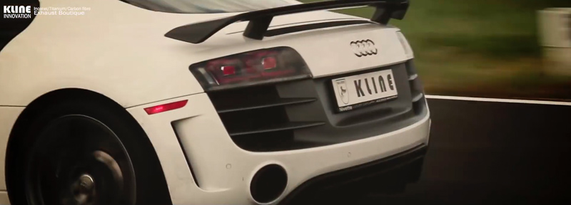 Audi R8 with Kline exhaust