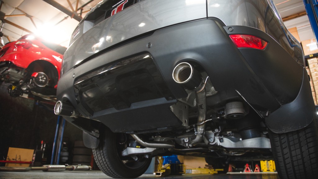 Range Rover Sport With Quick Silver Sport Exhaust System at Vivid Racing 