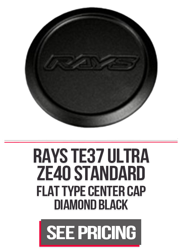Rays TE37 Ultra | ZE40 Standard Type Center Cap - Diamond Black