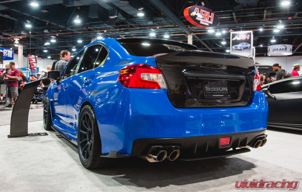 2015 Subaru WRX STI With Seibon Carbon Fiber and Volk Racing ZE40s