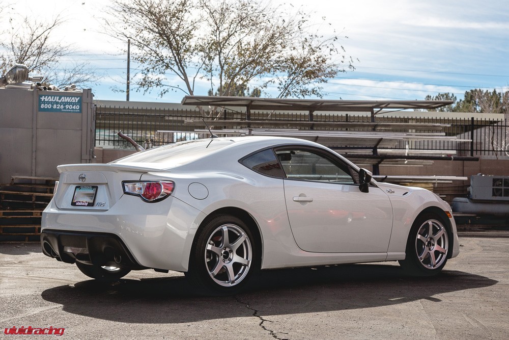 Scion FR-S fitted on Silver Enkei T6S Wheels