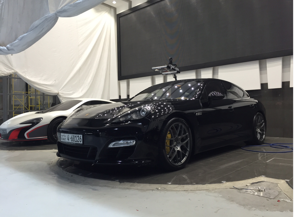 Porsche Panamera Vorsteiner ducktail spoiler