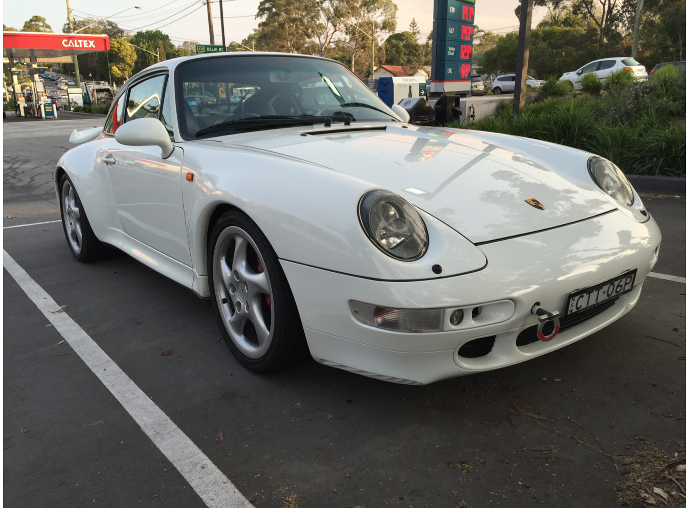 Porsche 993, turbo, Rennline, race hook, tow hook