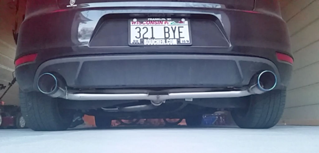 Armytrix super sport valvetronix exhaust, titanium, Volkswagen Golf GTI MK6