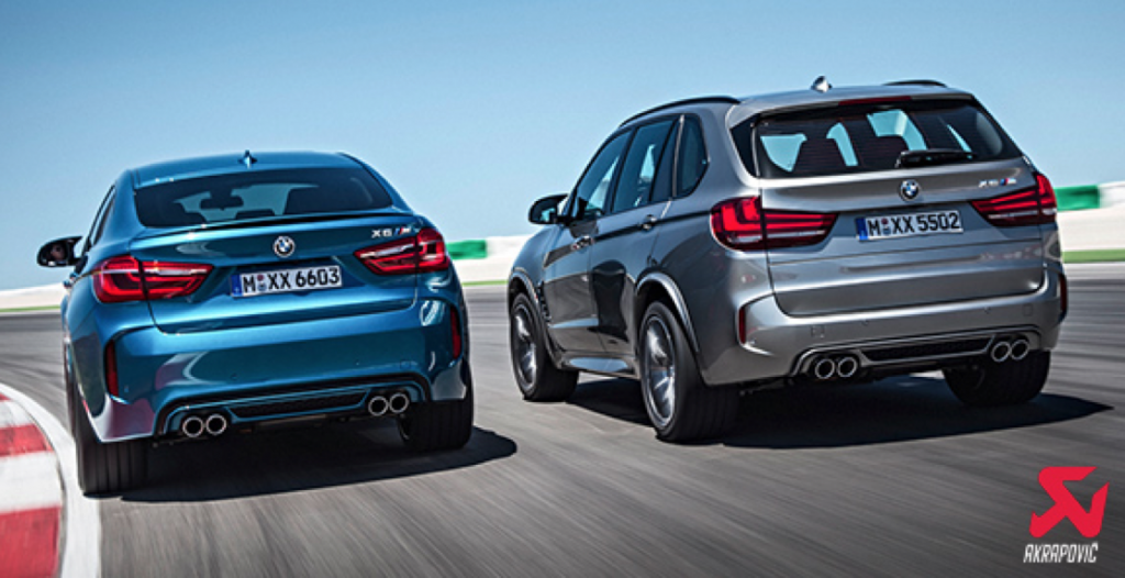 Akrapovic exhaust system, BMW, X5M, X6M,