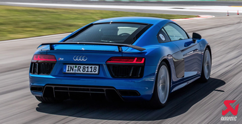 Akrapovic exhaust system, Audi, R8, V10