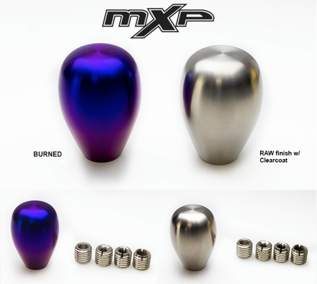 MXP Titanium Shift Knobs