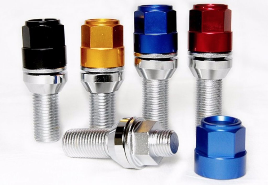 Project KICS Leggdura Racing Duralumin x Chromoly 2pcs Shell Type Lug Bolts