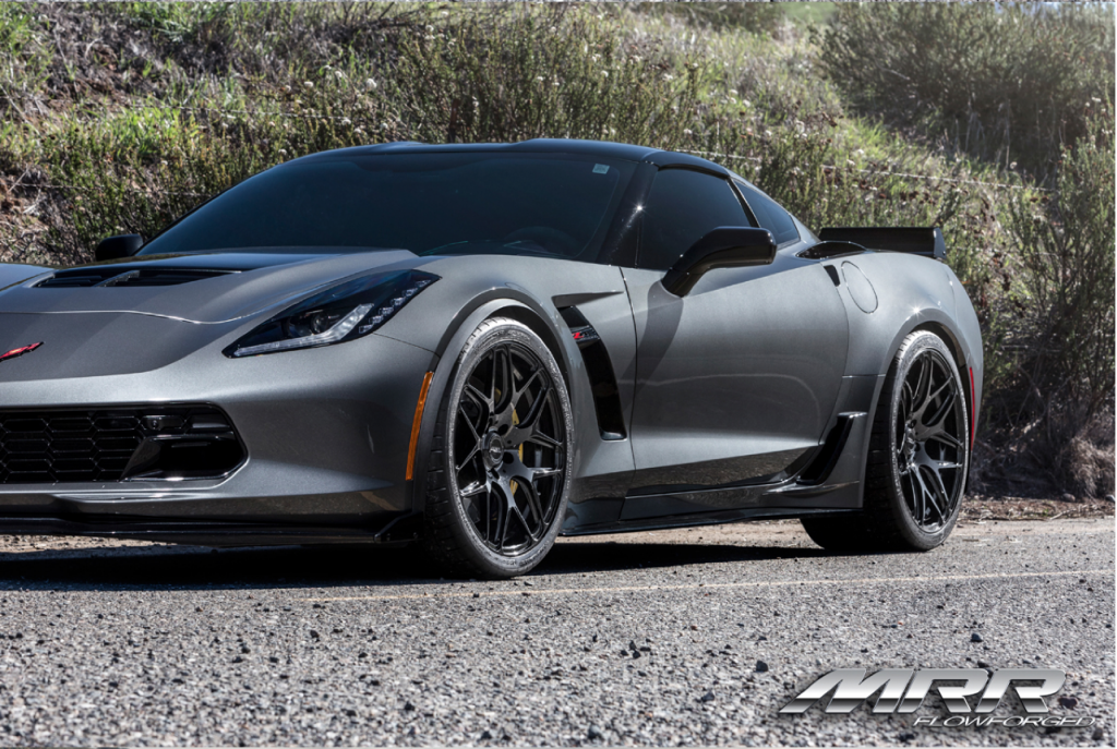 2016 Shark Grey Corvette C7 Z06 on MRR FS01 Wheels Vivid Racing News