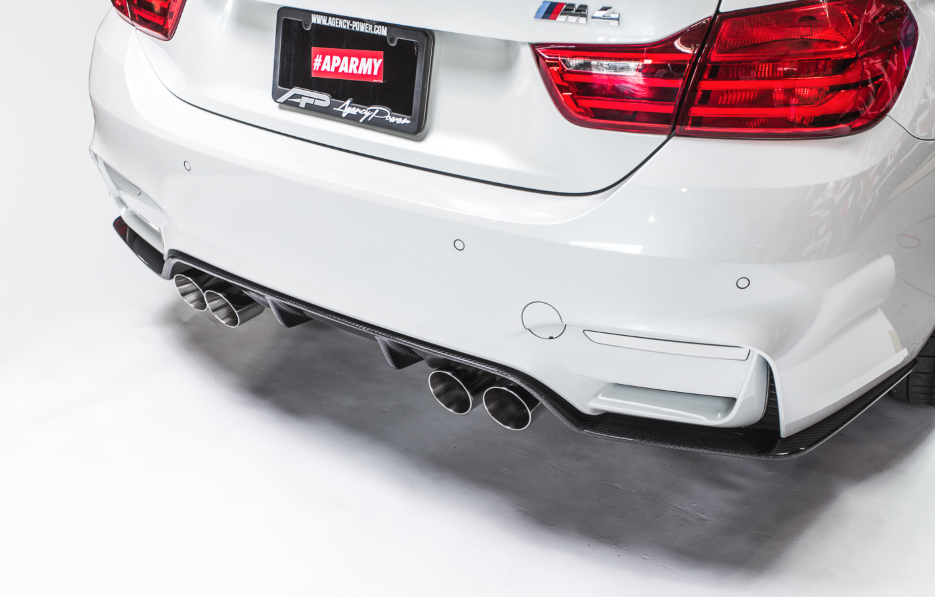 Agency Power, carbon fiber rear diffuser, BMW, M3, M4, F80, F82
