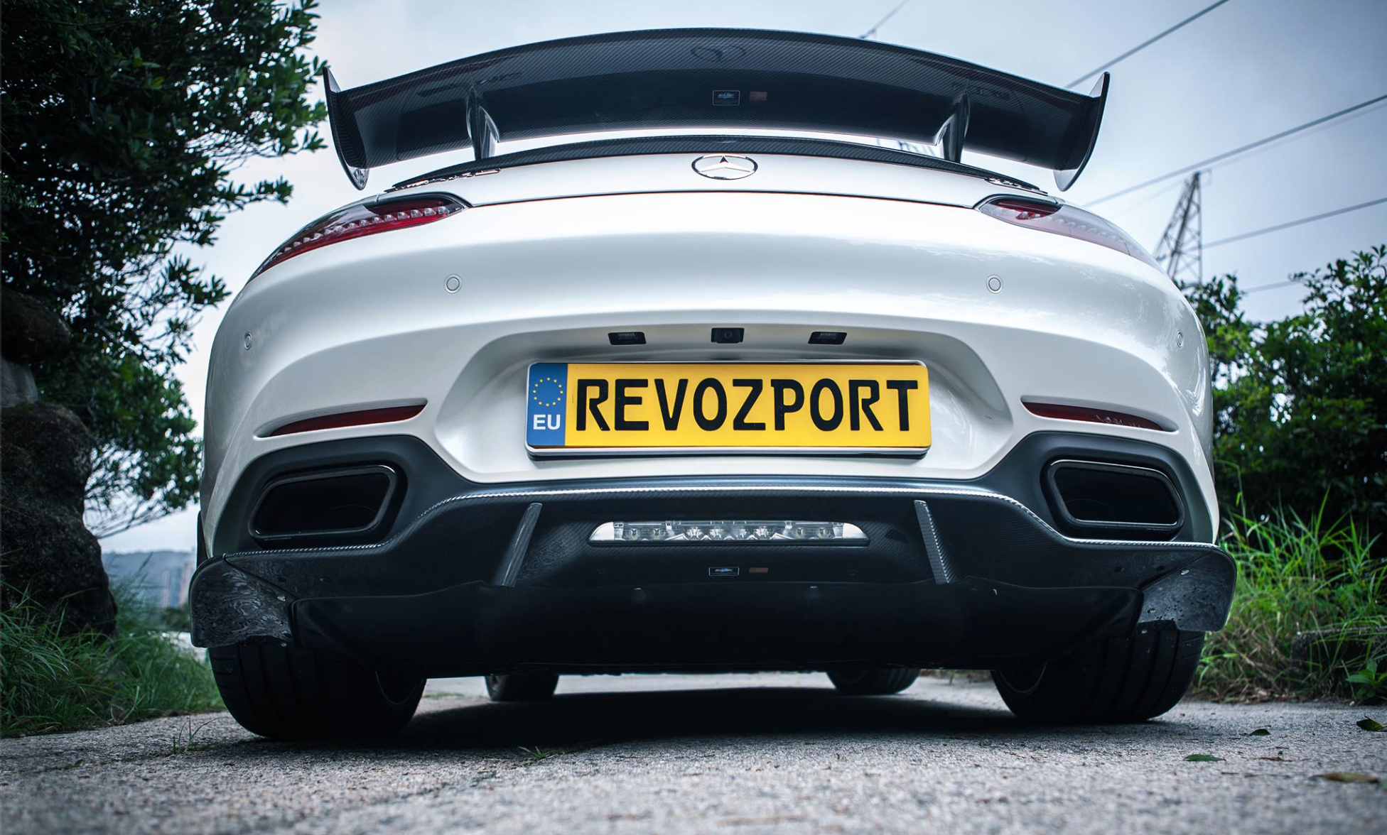 RevoZport, aero body kit, Mercedes, GTS, GTZ-650, black edition, track