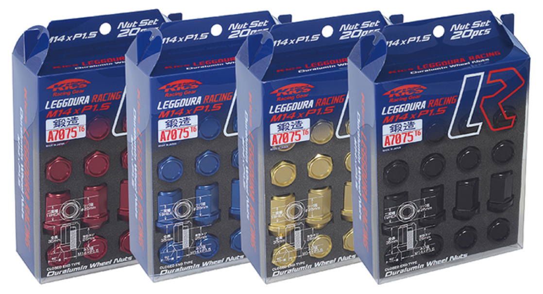 Project Kics Leggdura Lug Nut, chrome, powder coated, custom