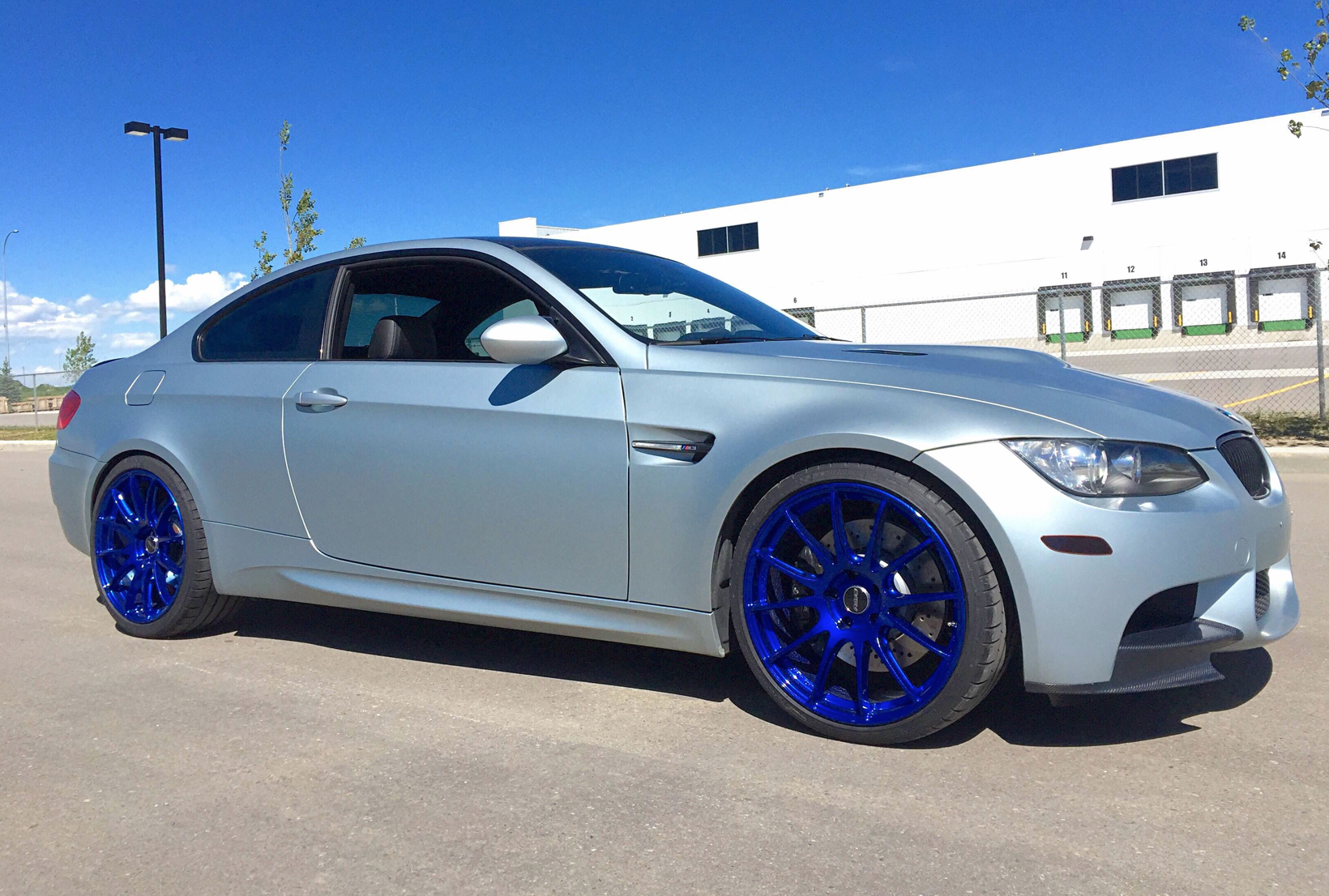 Volk Racing, wheels, G12, forged, BMW, M3, hyper blue, frozen silver
