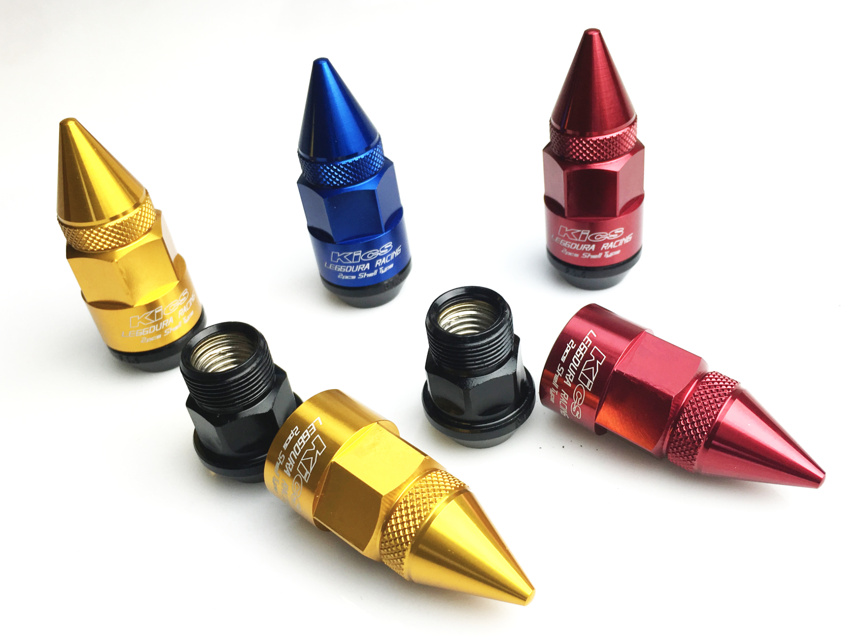 Kics Leggdura Racing Dangan Shell, lug nuts, bolts, wholesale, Mackin Industries