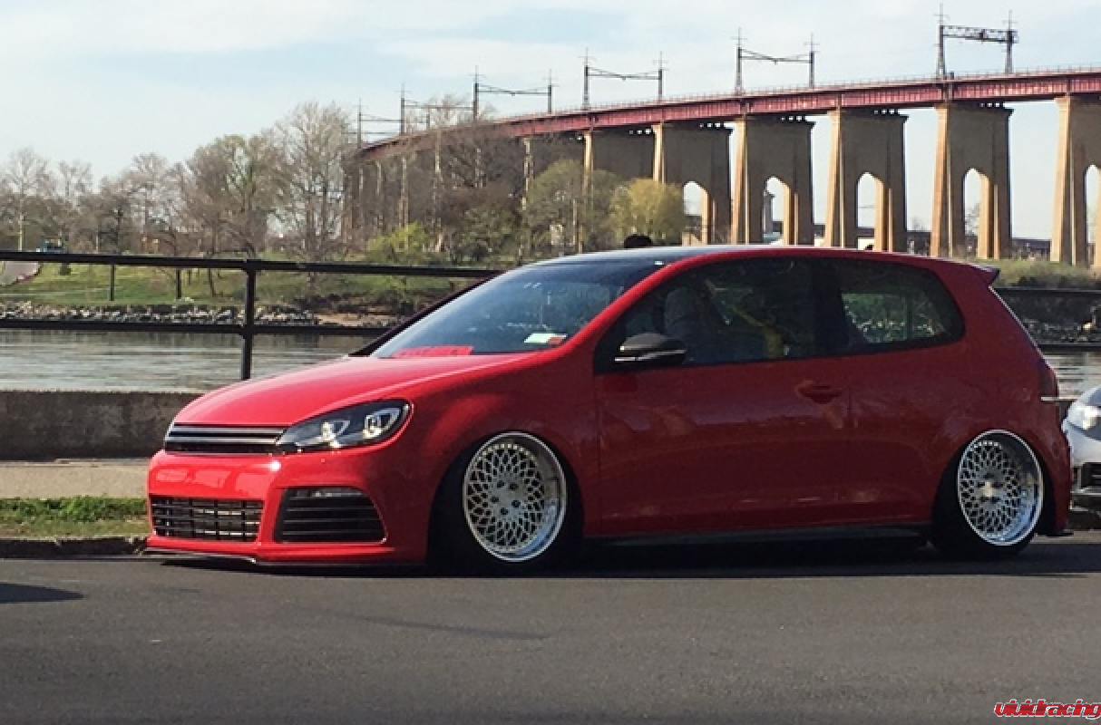 Kerscher, Volkswagen, Golf R, GTI, GLI, carbon fiber front splitter, lip spoiler